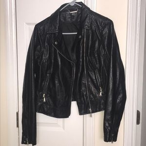 Black Pleather Jacket